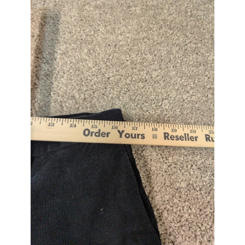 Lauren Ralph Lauren Mens Navy Blue Corduroy Pants Straight Leg 34W x 34L Stretch - Picture 5 of 8